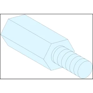 4 distantiere hexagonale M5 H23