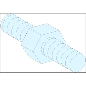 4 distantiere hexagonale M6 H9