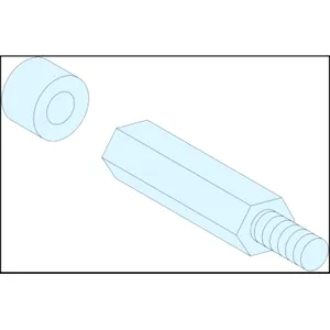 4 distantiere hexagonale M8 H40+10