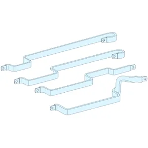 Set de 4 conexiuni, 200A, pentru conectarea barei de distributie Linergy BS la sursa de alimentare Linergy FM
