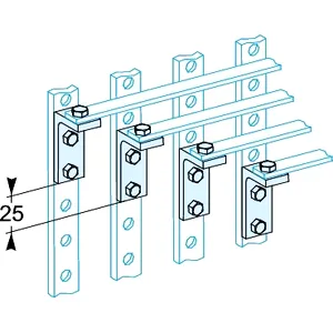 4 suporturi unghiulare din cupru 250A