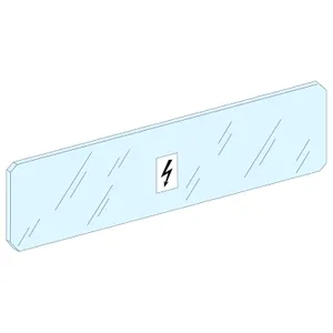 Placa izolatoare, Linergy BS, H 100mm W 470mm, protectie spate a barelor colectoare, pentru tablouri PrismaSeT G W600 / PrismaSeT P W650