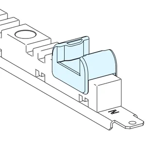 Suport pentru sustinerea barelor de distributie, Linergy LGYE, pentru profilele 630..1600A, set de 12