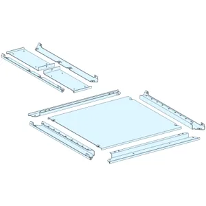Placa presetupe simpla, PrismaSeT P, IP55, pentru tablou W 650,150mm D 600mm