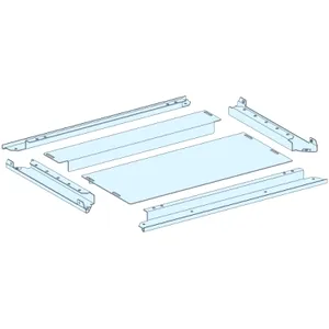 2 placi presetupe, PrismaSeT P, IP31, pentru tablou W 650mm D 600mm