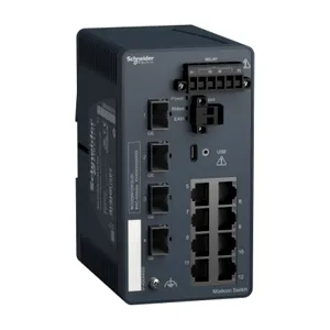 Modicon Intreruptor, 8 porturi pentru cupru + 4 Gigabit SFP