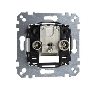 Priza Antena -Iesire, 2-Porturi (Tv+Fm), Prin Linie Priza-Ies.