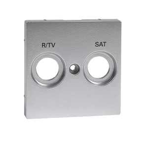 Placa Central Marcata R/Tv+Sat pentru Iesire Priza Antena, Aluminiu, Sistem M
