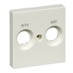Placa Centrala Marcata R/Tv+Sat pentru Iesire Priza Antena,Alb Polar, Lucios