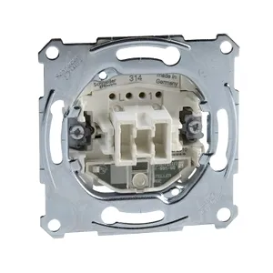 Insert Intrerupentru1P cu Indic.Lumin., Mont.Incastr.,10 Ax, 250 V C.A., fara surub