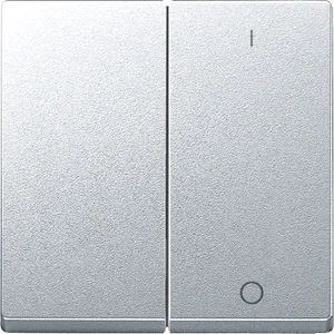 Clapeta 2 Porturi Marcat 0/1, Aluminiu, Sistem M