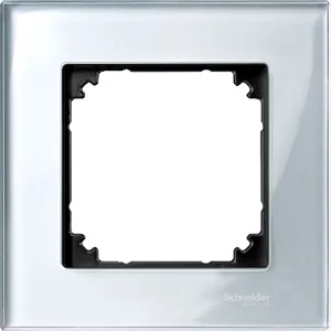 Rama din Sticla, 1 Aparat, Argintiu Diamant, M-Elegance