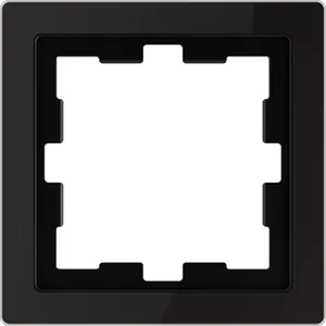 Rama simpla D-Life, sticla, Onix negru