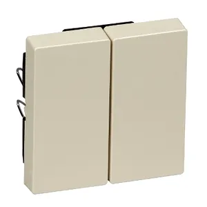 Clapeta 2 Porturi, Alb, Lucios, Sistem M