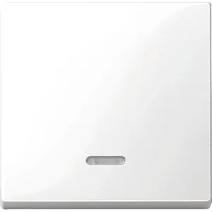 Clapeta cu Fereastra Indicator,Alb Polar, Lucios, Sistem M