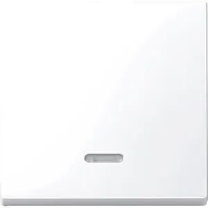 Clapeta cu Fereastra Indicator, Alb Intens, Lucios, Sistem M