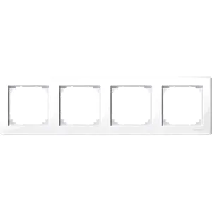 Rama M-Smart, 4-Porturi,Alb Polar, Lucios