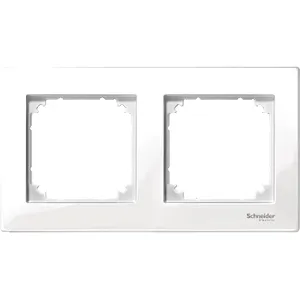 Rama dubla M-Plan, alb polar