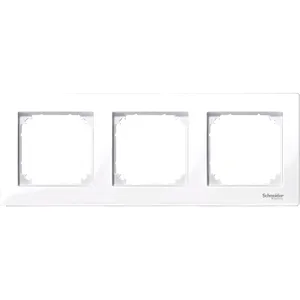 Rama tripla M-Plan, alb activ