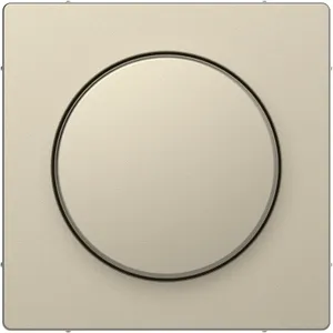 Central plate, Merten System M, with rotary knob, sahara