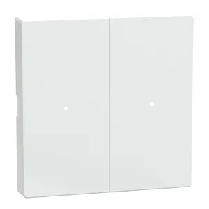 Clapete pentru Modul cu 2 Butoane, Alb Intens, Lucios, Sistem M