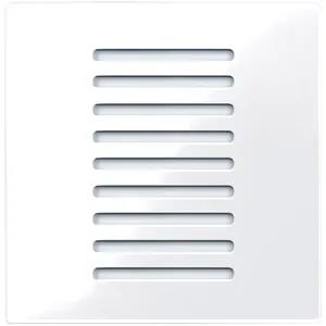 Termostat de camera KNX, alb activ, System M