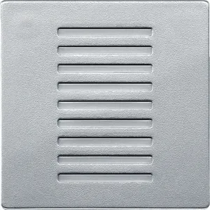 Termostat de camera KNX, aluminiu, System M