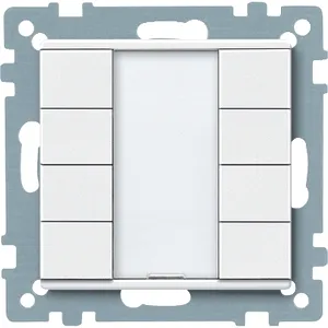 Buton, 4 Porturi Plus,Alb Polar, Sistem M