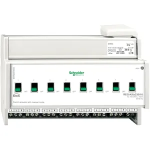 Actuator KNX 8x230/16A cu comanda manuala