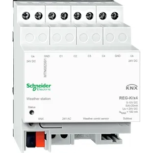 Statie Meteo, montaj pe sina DIN