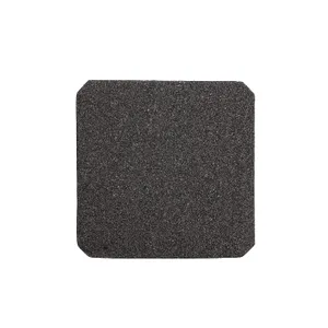 Grila de ventilatie neagra, diametru 108mm, dimensiune exterioara 124x124 mm IP20