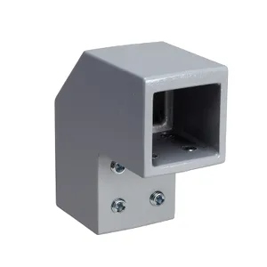 Consola Fixa, Patrat 80 Mm Ral 7040. For Spacial S3Cm Carcasa Hmi