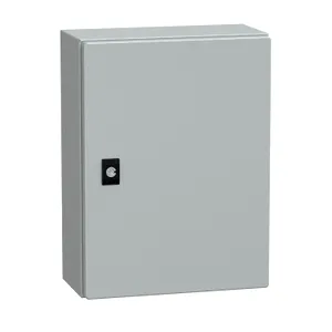 Spacial CRN, usa plina, fara contrapanou H400xW300xD150 IP66 IK10 RAL 7035