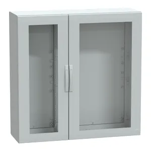 Carcasa cu montaj pe podea poliester versiune PLA etansa 1250x1250x420 IP65 cu geam