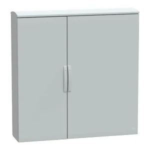Carcasa montaj podea poliester versiune PLAT desch. superior,prot. 1250x1250x320 IP44
