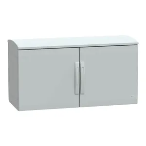 Carcasa montaj podea poliester versiune PLAT desch. superior,prot. 500x1000x420 IP44