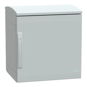 Carcasa montaj podea poliester versiune PLAT desch. superior,prot. 500x500x420 IP44