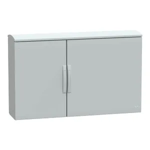 Carcasa montaj podea poliester versiune PLAT desch. superior,prot. 750x1250x320 IP44