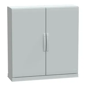 Carcasa montaj podea poliester versiune PLAZ cu plin. desch. inf. 1000x1000x320 IP54