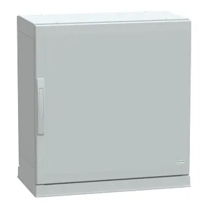 Carcasa montaj podea poliester versiune PLAZ cu plin. desch. inf. 750x750x420 IP54