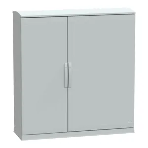 Carcasa montaj podea poliester versiune PLAZ cu plin.+prot. desch. 1250x1250x420 IP44