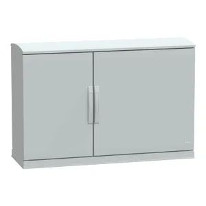 Carcasa montaj podea poliester versiune PLAZ cu plin.+prot. desch. 750x1250x420 IP44