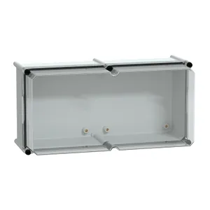 Cutie PLS, spate polies., capac PC transparent IP65 27x54x23cm