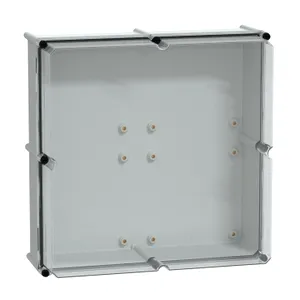 Cutie PLS, spate polies., capac PC transparent IP65 54x54x23cm