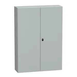 Usa simpla Spacial S3D cu/f. plac. mont. H1400xW1000xD300 IP55 IK10 RAL7035.