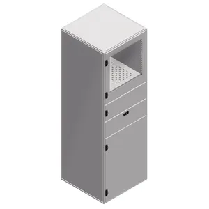 Spacial SF PC rack enclosure - assembled - 1600x600x800 mm