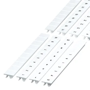 Banda De Marcare Cu Clipsare, 10Mm, 10 Caractere 81 La 90, Print Orizontal, Alb