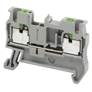 Bloc Terminal De Trecere Linergy4Mm 32A Cu Un Nivel 1X1 Conex. Push-InGri