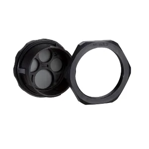 Trecere cablu IP65, rotunda, M50, cu/f. conectori, 4 intr.