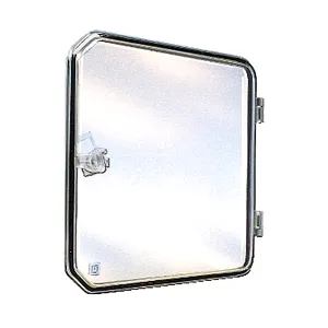 Fereastra Din Plastic Cu Capac Transparent Prins Cu Balamale. Ip 65, L78Xw200Xd2